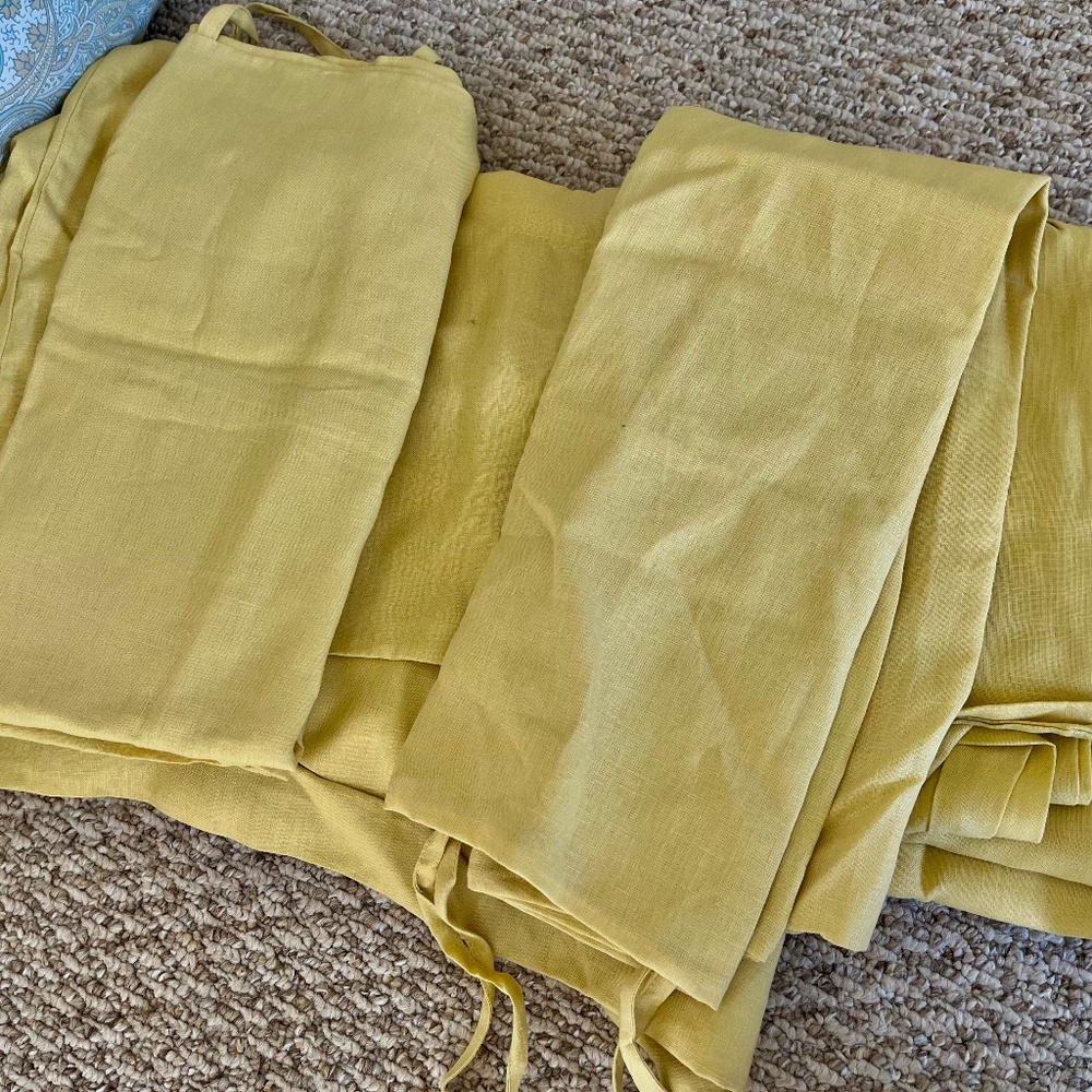 IKEA Puderviva linen duvet set